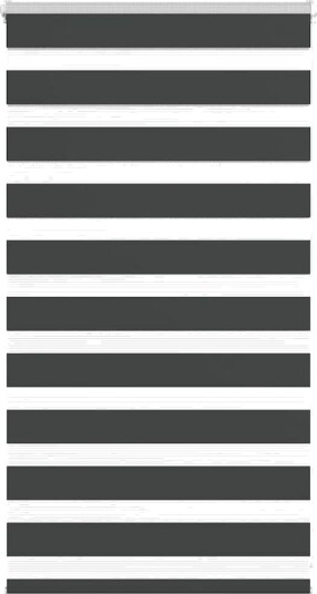 Sebragardin svart 80x100 cm stoff bredde 75,9 polyester