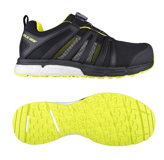 Solid Gear Vent Vernesko S1P BOA svart/grønn nanohette Str. 36 Sko Solid Gear Vent Vernesko S1P BOA svart/grønn nanohette Str. 36 Sko