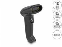 Delock  Strekkodeskanner  portabel  100 skann/sek  dekodet  Bluetooth USB RF(2.4 GHz)