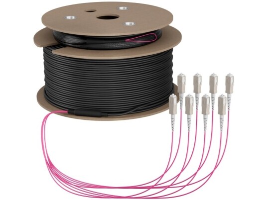 Efb Elektronik Stammekabel U-Dq Zn Bh Om4 8G 1X8 Sc-Sc 170M Dca Lszh - Kabel - 170 M (O8321s170om4)