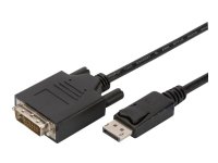 MicroConnect 2m DisplayPort til DVI-D Kabel 1.2 Gullbelagt