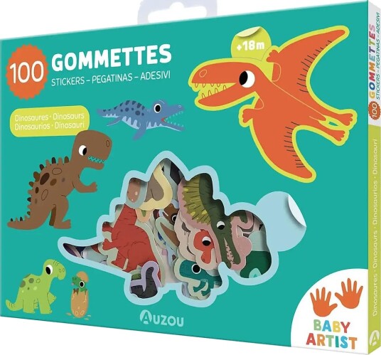 Auzou My First Stickers Dinosaurs Multi/patterned ONE SIZE