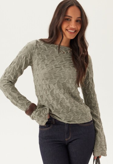 Bubbleroom Structure Long Sleeve Top