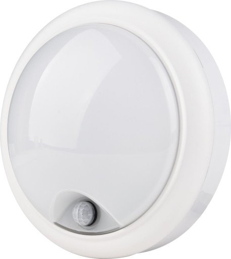 Projectline Vegglampe rund 15W 4000K 1400 lumen med sensor IP65