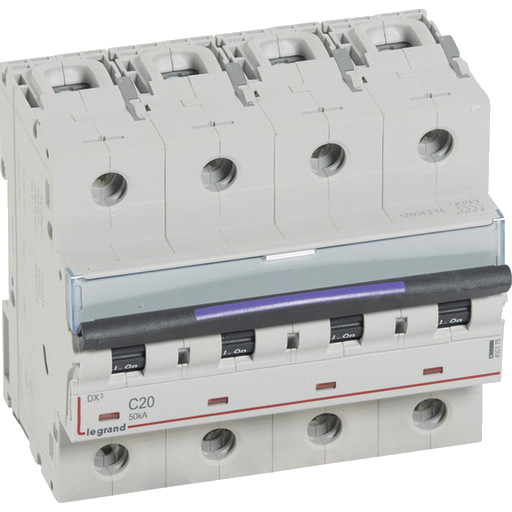 Legrand DX3 MCB automatsikring C20 4P 6M 50kA