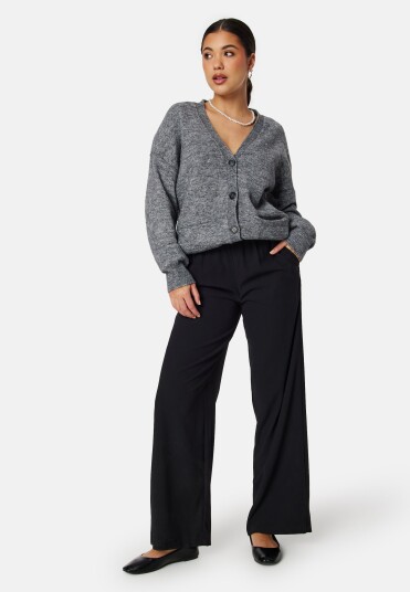 SELECTED FEMME Slftinni-relaxed Mid Waist Wide Pant Black 34/32