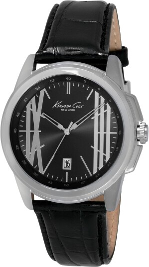 Kenneth Cole Herreklokke IKC8095 Sort/Lær Ø44 mm