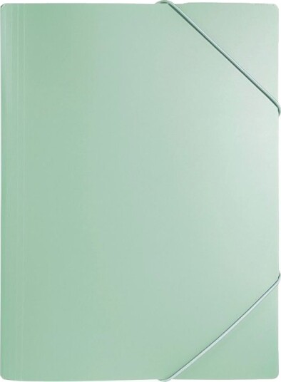 Biurfol Tegningmappe Med Strikk A4 Plast Pp Soft Touch Grønn Biurfol