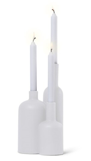 Orrefors Jernverk Ljusstake, Vit Orrefors Jernverk Ljusstake, Vit