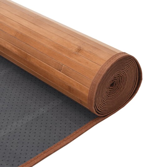  Teppe rektangulær naturell 80x400 cm bambus 8721012369382