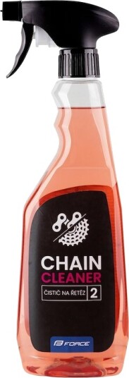 FORCE avfetter til kjeder og kassett 0,75 liter sprayflaske rosa væske