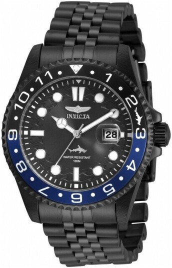 Invicta Herreklokke 30627 Sort/Stål Ø43 mm Invicta Herreklokke 30627 Sort/Stål Ø43 mm