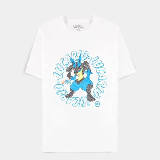 Pokemon T-skjorte Lucario L Voksen Pokemon T-skjorte Lucario L Voksen