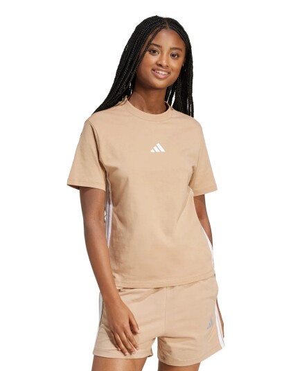 Adidas Sportswear W 3S Sj T Beige S Adidas Sportswear W 3S Sj T Beige S