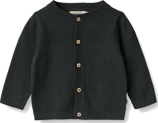 Wheat Knit Cardigan Sofus Navy (86 / 1,5 år)