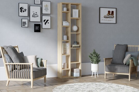 Andifli Bokhylle 45x150 cm Blå