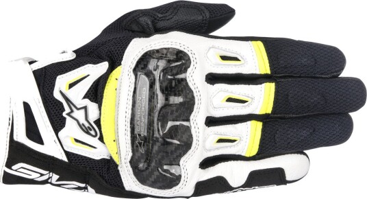 MC-hansker Alpinestars SMX-2 Air Carbon V2 Karbon Svart/Hvit/Gul 3XL MC-hansker Alpinestars SMX-2 Air Carbon V2 Karbon Svart/Hvit/Gul 3XL