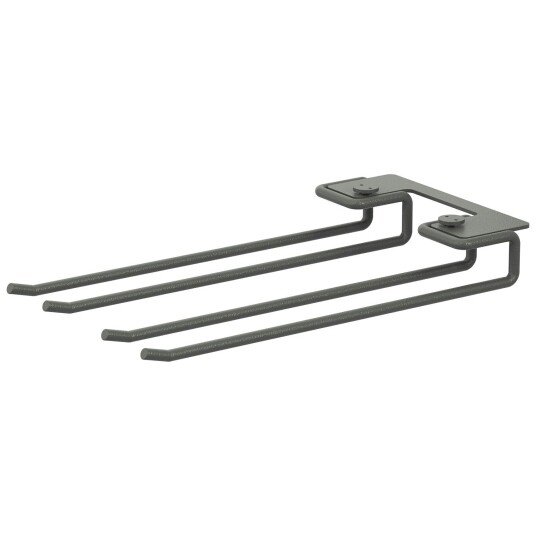String String Klesstativer Til Glass 20 cm 2 pk Mørkegrå