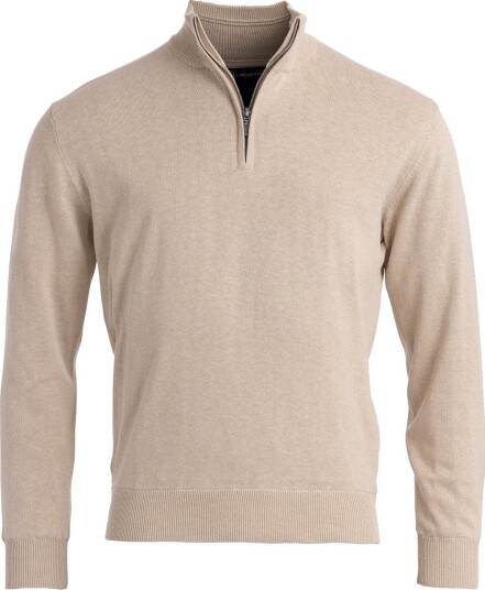 Abacus M Louth Knitted Windstopper Golfgenser herre 151 Sandmelange Medium