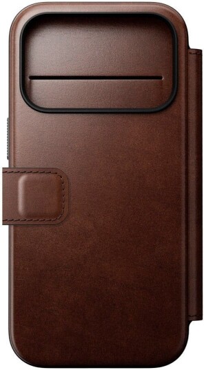 Nomad Modern Horween Læretui for iPhone 17 Pro - MagSafe, Rustikk Brun