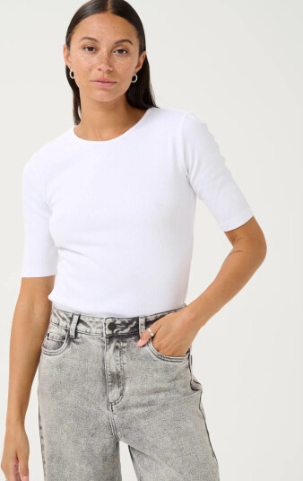 Kaffe Kacarna T Shirt White M