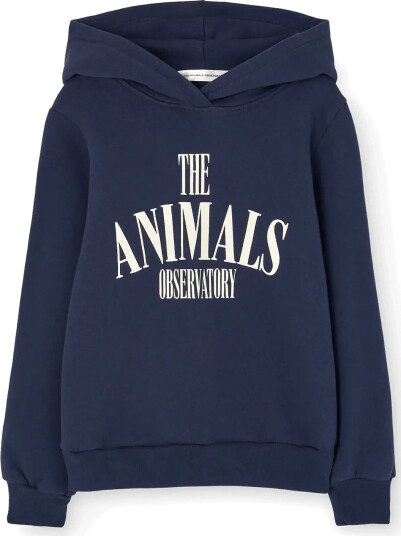 THE ANIMALS OBSERVATORY Angelfish Kid Hoodie Navy   Navy   6 Y
