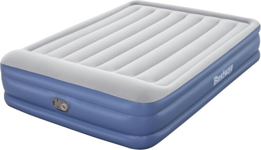 Bestway Tritech™ Luftmadrass Queen luftfylt ekstraseng innebygd pumpe 203 x 152 x 46 cm