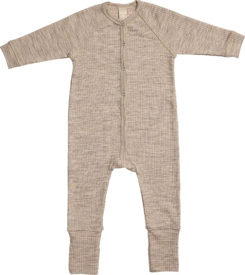 Smallstuff Nattdrakt Ull Light Nature Smallstuff 56 Nattdrakt Beige Brun