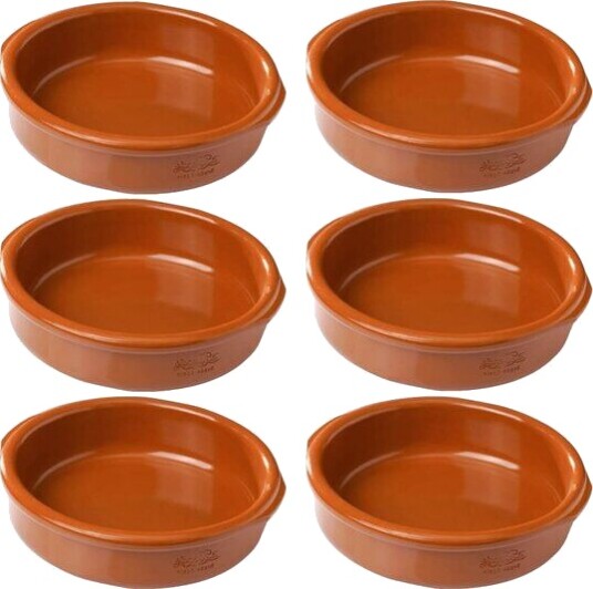 Regas - Tapasform 11,5 cm 6 stk terrakotta Regas - Tapasform 11,5 cm 6 stk terrakotta
