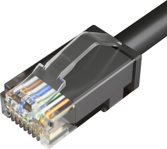LinkIT Outdoor Patch U/UTP Cat6a 40m AWG24 | PUR | OD 6mm | Black