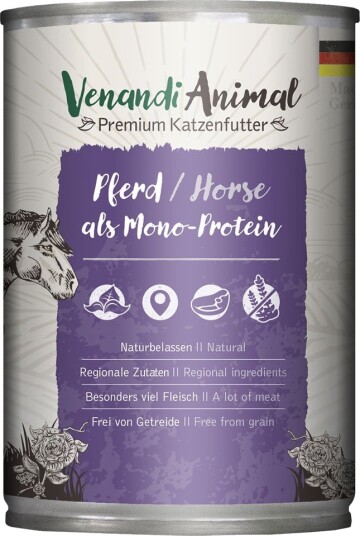 Venandi Animal Våtfôr Monoprotein Hest 24 X 400 G
