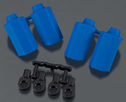 RPM 80405 Shock Shaft Guard Blue Traxxas Nitro Slash 4