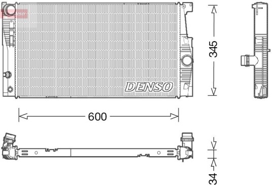 Radiator DENSO DRM05005 Radiator DENSO DRM05005