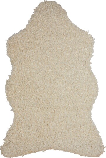Mahto Fåreskinn 60x110 cm Rektangulært - Offwhite