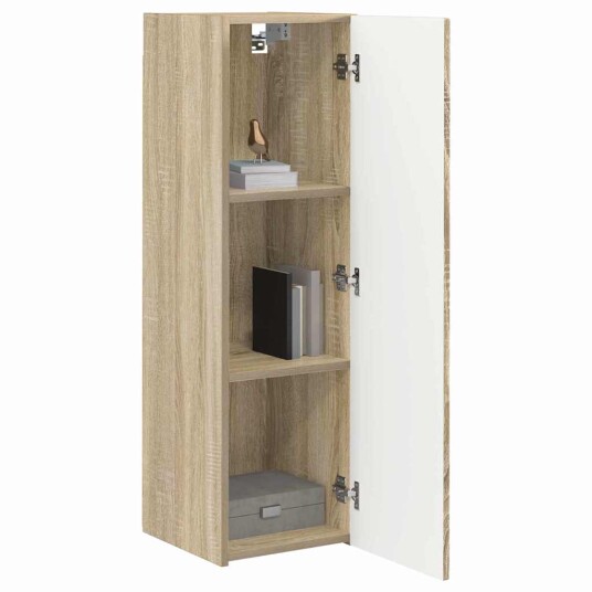 TV Veggskap 2 pcs Sonoma 30 x 31 x 100 cm Konstruert tre