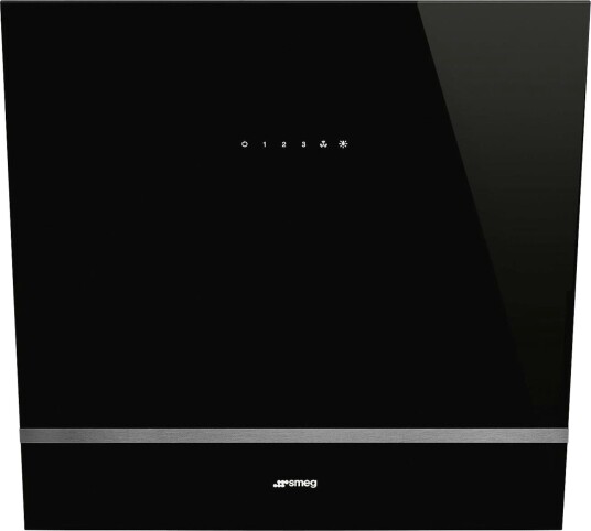 Smeg KV26N Vegghengende Kjøkkenvifte 60 cm Svart med Belysning Smeg KV26N Vegghengende Kjøkkenvifte 60 cm Svart med Belysning