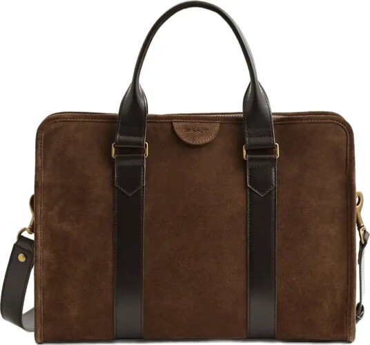 Gant Suede Commuter Bag Brown ONE SIZE Gant Suede Commuter Bag Brown ONE SIZE