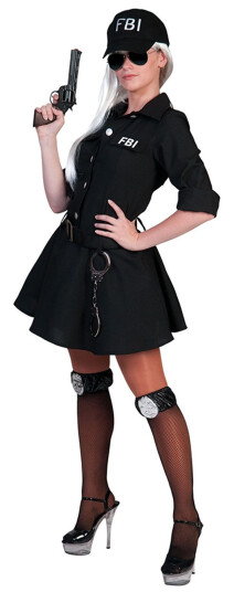 ESPA FBI Agent Dame Karnevalkostyme XSmall