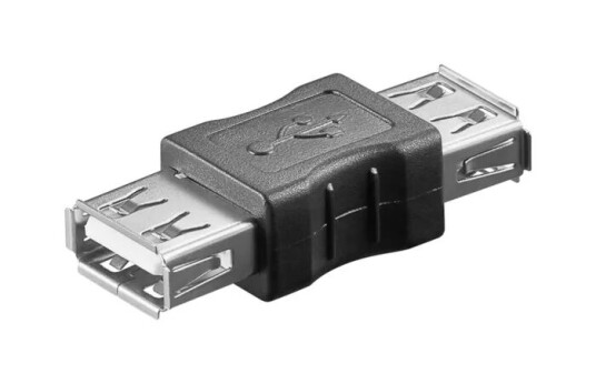 Goobay Hi-Speed USB A-USB A 2.0 Hun-Hun Adapter Svart Goobay Hi-Speed USB A-USB A 2.0 Hun-Hun Adapter Svart