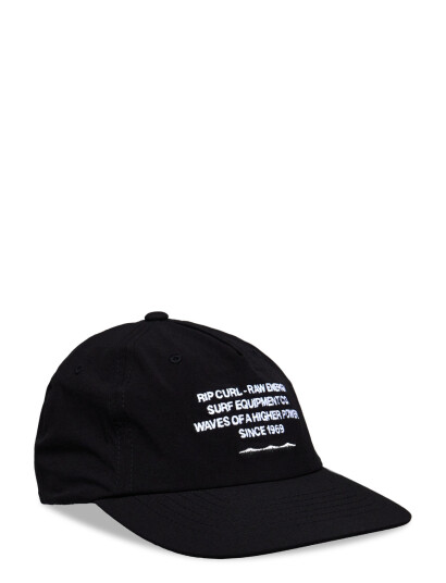 Rip Curl Raw Energy Statment Sb Cap - Black - TU Rip Curl Raw Energy Statment Sb Cap - Black - TU