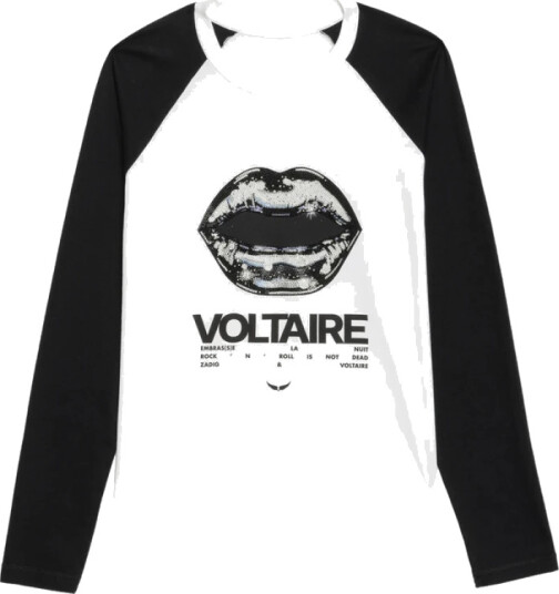 Zadig & Voltaire Dame Topper Hvit S,
