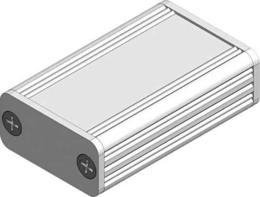 Fischer Elektronik AKG 55 16 100 ME 55 × 16 × 100 mm Aluminium Eloksert Sølv