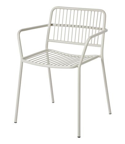 Broste Copenhagen Eden Stol m/Armlene Beige Grey Broste Copenhagen Eden Stol m/Armlene Beige Grey