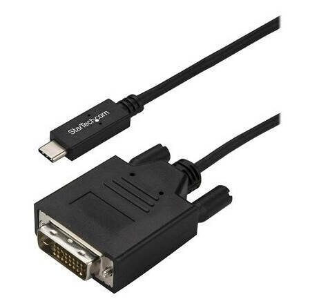 StarTech.com 3 m (10 ft.) USB-C to DVI Cable - 1920 x 1200 - Black - external video adapter