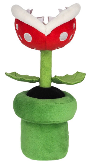 Super Mario Plysjfigur Plante Piranha 23 cm Super Mario Plysjfigur Plante Piranha 23 cm