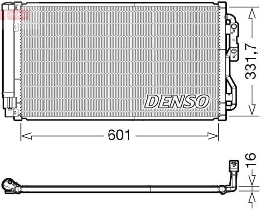 Kondensator DENSO DCN05033 Kondensator DENSO DCN05033