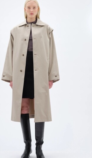 REMAIN Birger Christensen Oversized Trenchcoat Beige 34 REMAIN Birger Christensen Oversized Trenchcoat Beige 34