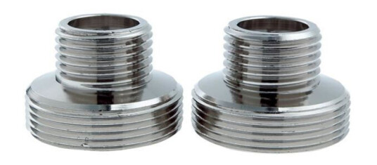 Trio Perfekta 970537 Overgangsnippel utvendige gjenger M34 x 1,5 x G15