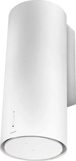 Eico Cylindra P W Plus Vegghengt Ventilator 570 m³/h Hvit