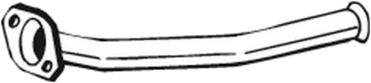 BOSAL 741-017 Eksosrør BOSAL 741-017 Eksosrør
